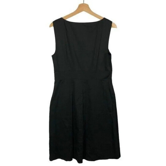 Spense Black V-Neck Sleeveless Sheath Knee Length Dress 10 - Picture 2 of 3
